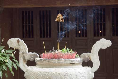 smoking incense-AsiaPhotoStock
