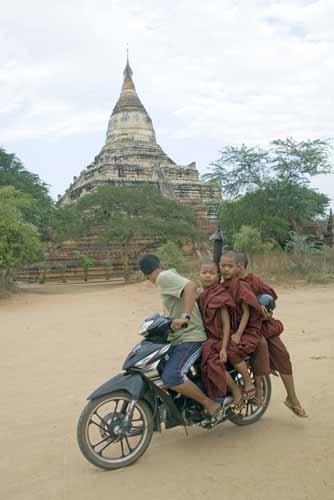 bike monks-AsiaPhotoStock