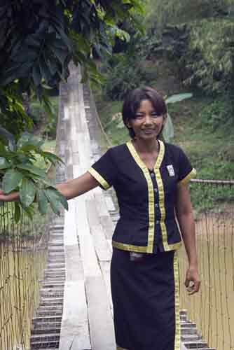 lady on a bridge-AsiaPhotoStock