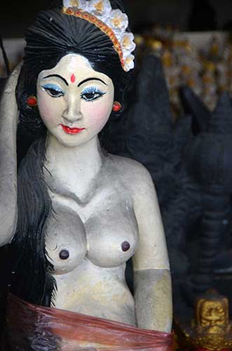 carved lady in bali-AsiaPhotoStock