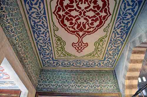 ceiling blue mosque-AsiaPhotoStock