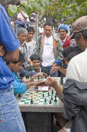 street chess game-AsiaPhotoStock
