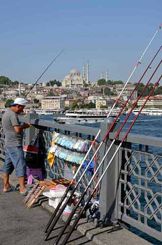fishing galata bridge-AsiaPhotoStock