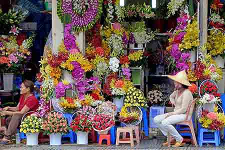 flowers market-AsiaPhotoStock