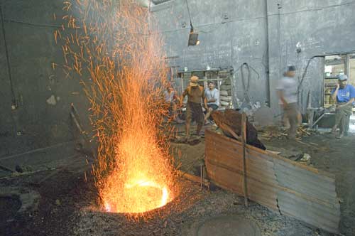 gamelan furnace-AsiaPhotoStock