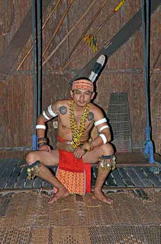 iban tribesman sarawak-AsiaPhotoStock
