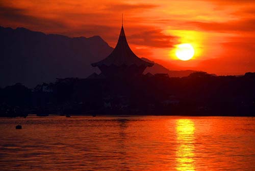 lovely sunset kuching-AsiaPhotoStock