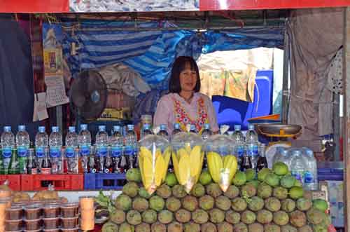 mangoes stall thailand-AsiaPhotoStock