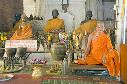 monk at wat lamai-AsiaPhotoStock