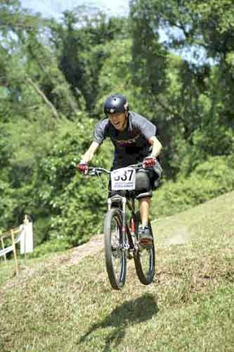 mountain bike jump-AsiaPhotoStock