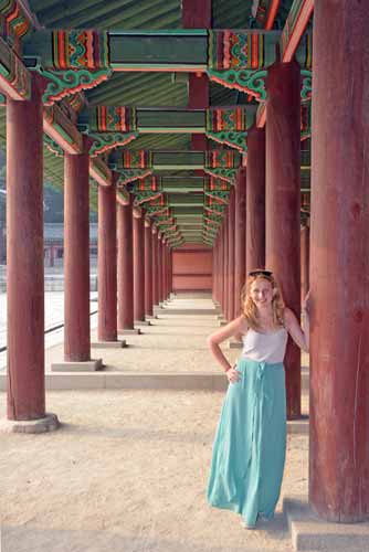 pillars at Changdeokgung-AsiaPhotoStock
