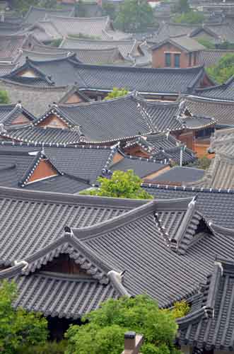roofs jeonju-AsiaPhotoStock