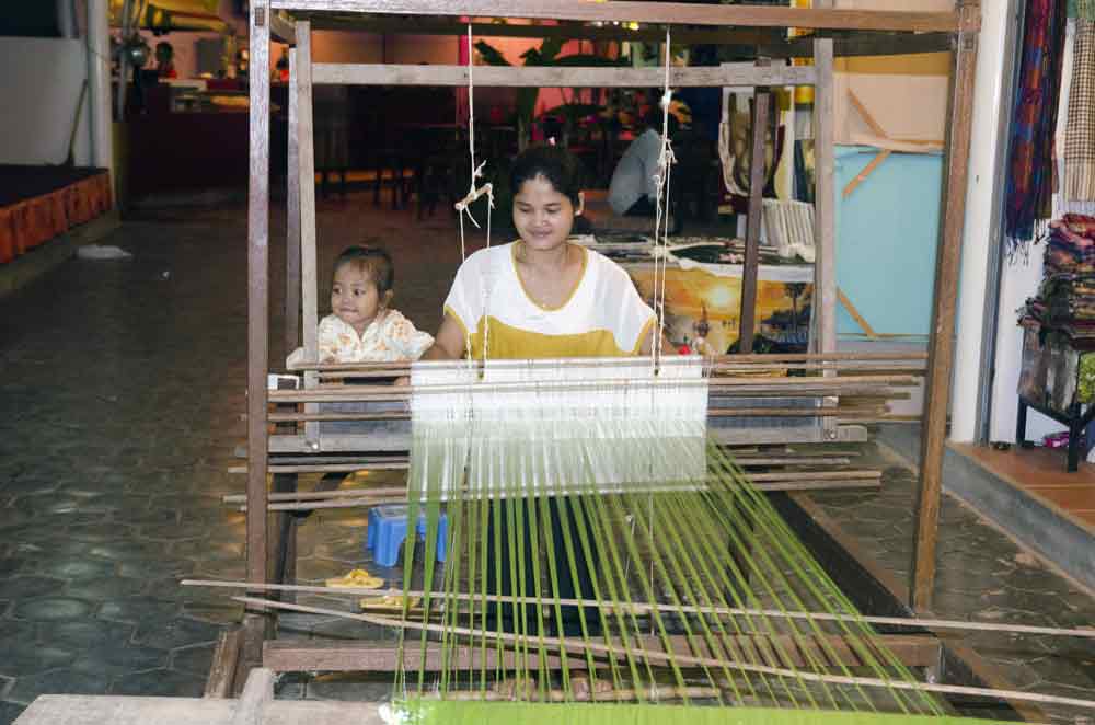 weaver cambodia-AsiaPhotoStock